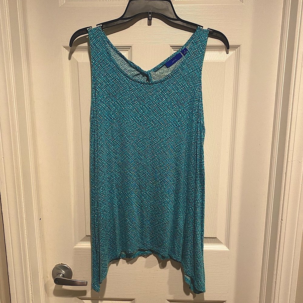 Apt. 9 Aqua women’s shirt sleeve shirt